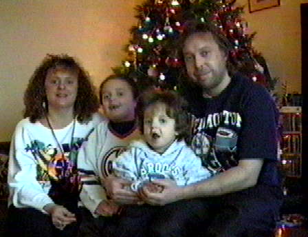 family at Christmas